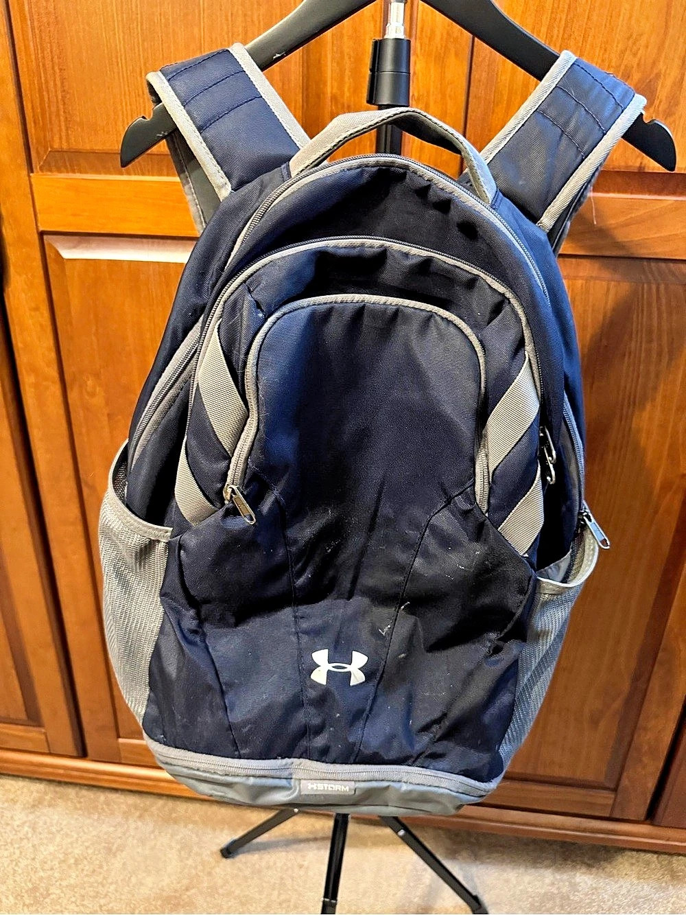 Under Armour Storm Hustle Backpack Blue & Gray